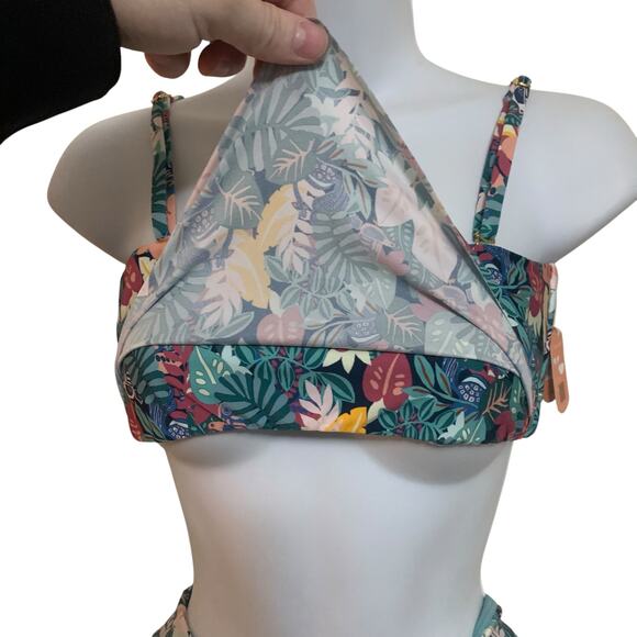 NWT! B.SWIM Tropicalia 2-Piece Bikini Womens Size M - Picture 8 of 16